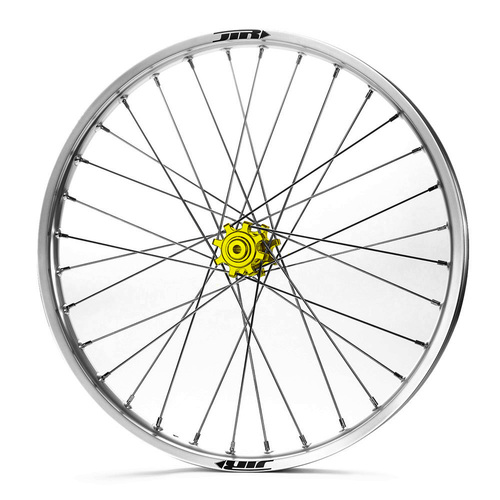 JTR Speedway Silver Rims / Gold Hubs Front Wheel