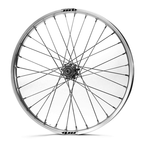 JTR Speedway Silver Rims / Black Hubs Front Wheel