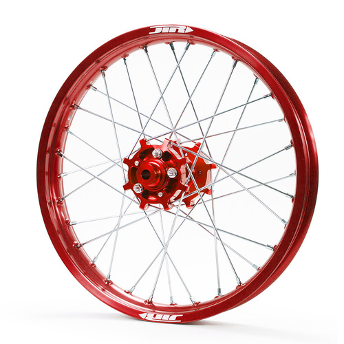 JTR Speedway Red Rims / Red Hubs Rear Wheel