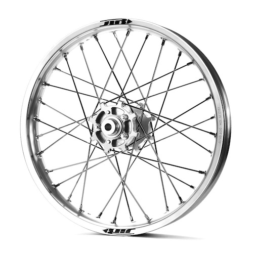 JTR Speedway Silver Rims / Silver Hubs Rear Wheel