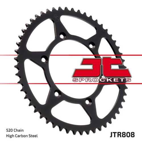 JT Rear Steel Sprocket - JTR808.48SC (48T 520 - Self-Cleaning)