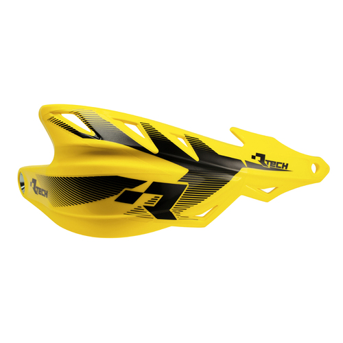 Rtech Yellow Raptor Wrap Handguards - Includes Mounting Kit