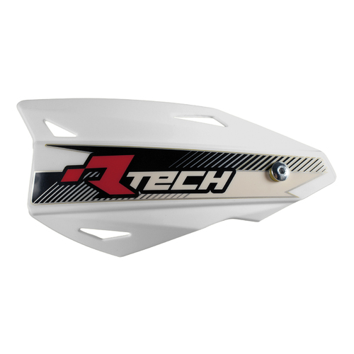 Rtech White Vertigo MX Handguards - Includes Mounting Kit