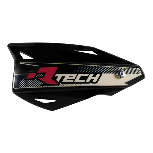 Rtech Black Vertigo MX Handguards - Includes Mounting Kit