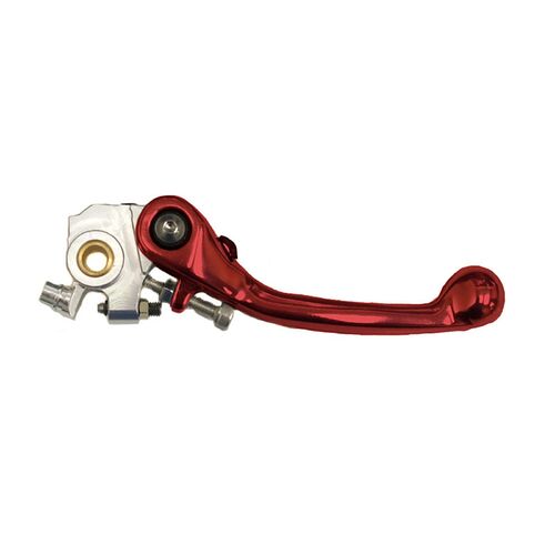 Whites Folding Brake Lever CR/CRF Asstd Yrs Red