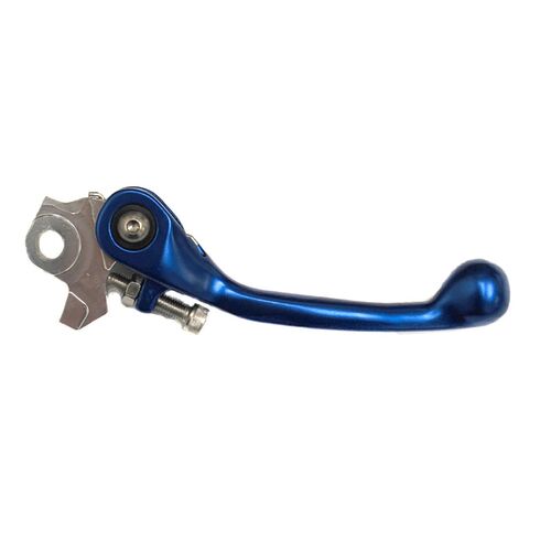 Whites Folding Brake Lever YZ/YZF 07- Blue