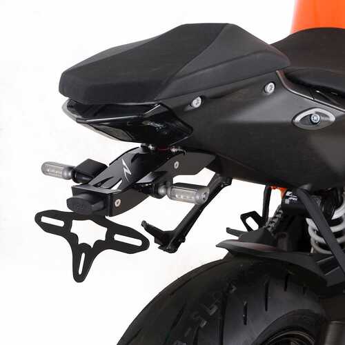 Tail Tidy - "Lic Plate Holder,1290 Super Duke R 20-(with blk wiring cov)