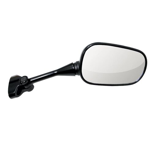 Whites Mirror Black Honda VFR800 02- RH