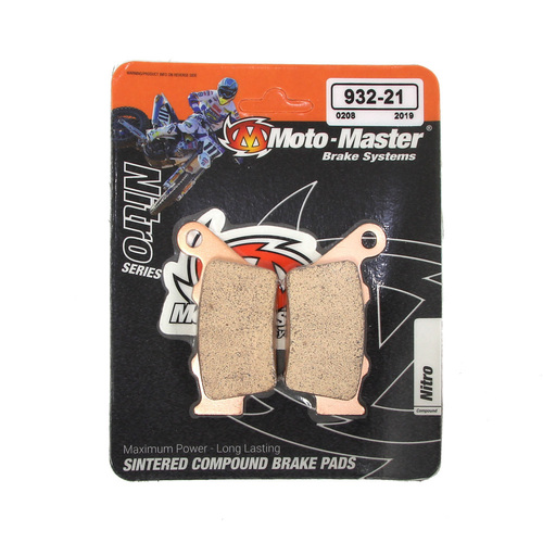 Moto-Master Alfer Nitro Rear Brake Pads VR 250 Enduro 1999-On