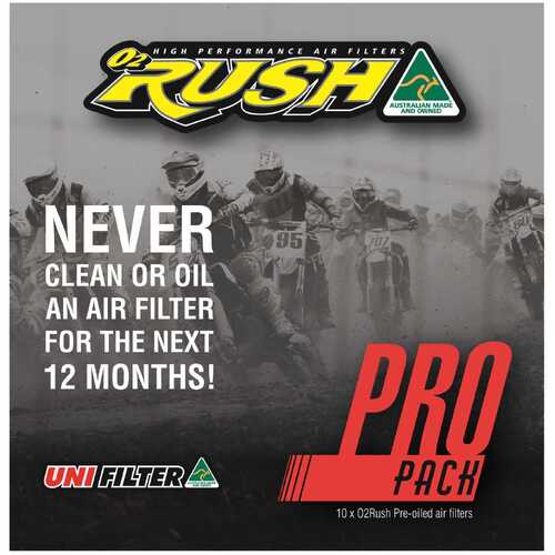 Unifilter O2Rush Pro Pack