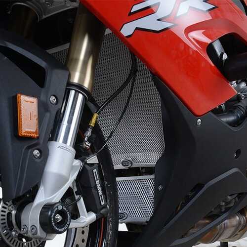 R&G OIL COOLER GUARD BMW S1000RR '19- TI FINISH