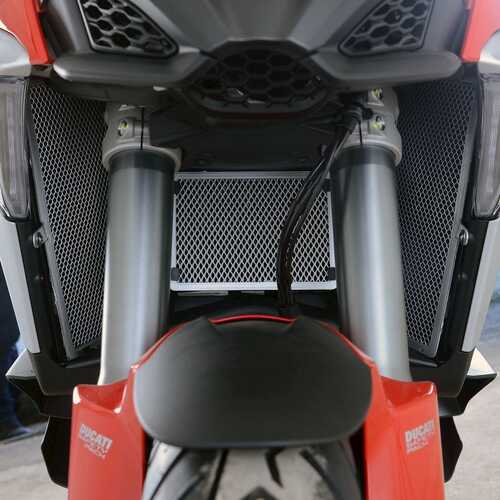 R&G Oil Cooler GRD BLK - Multistrada V4 (S) (Sport) '21-