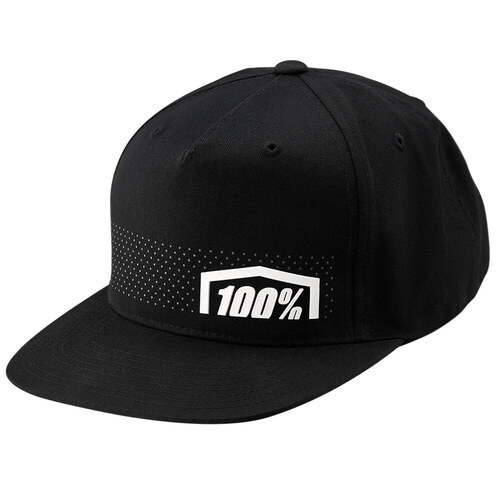 100% Nemesis Black Youth Snapback