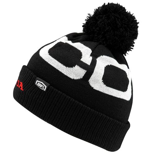 100% Geico Honda Farran Black Beanie