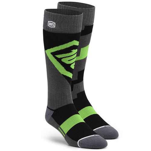 100% Torque Comfort Lime Socks