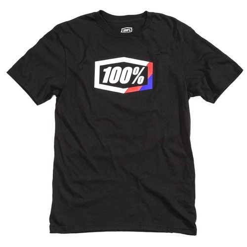 100% Stripes Black T-Shirt