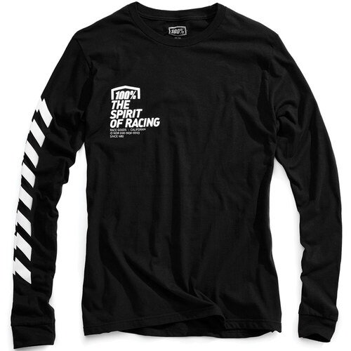 100% Gideon Black Long Sleeve