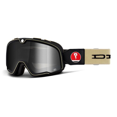 100% Barstow Goggle Deus Ex Machina Silver Mirror Lens