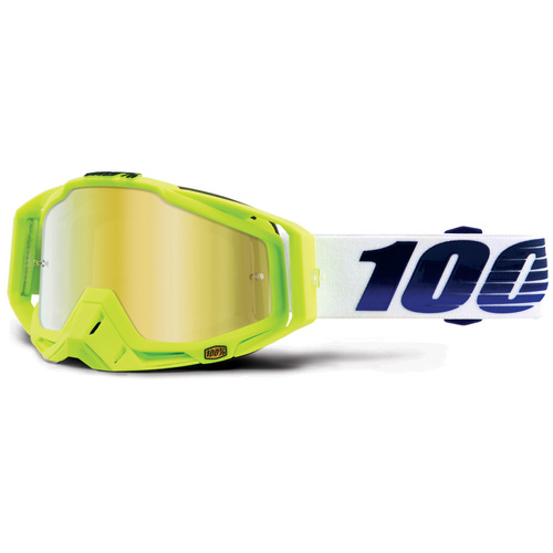 100% Racecraft Goggle GP21 Gold Mirror Lens