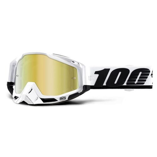 100% Racecraft Goggle Stuu Gold Mirror Lens