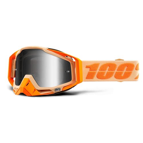 100% Racecraft Goggle Sahara Silver Mirror Lens