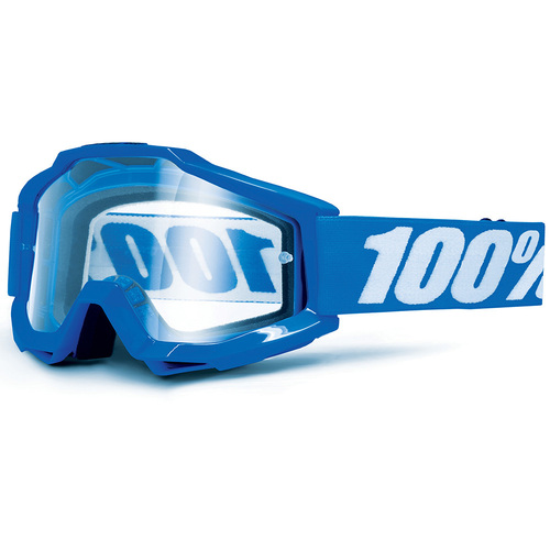 100% Accuri Goggle Blue Clear Lens 