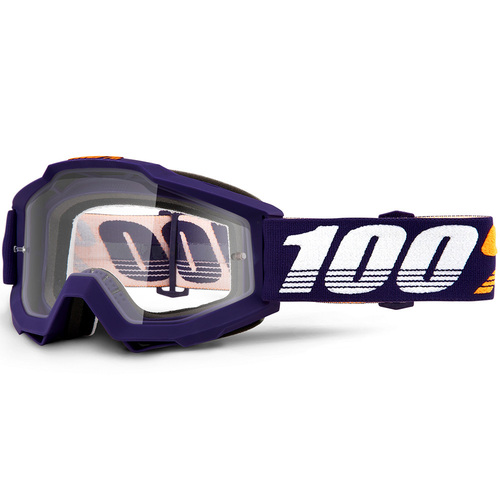 100% Accuri Goggle Grib Clear Lens 