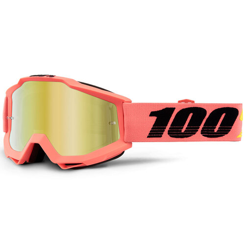 100% Accuri Goggle Rogen Mirror Gold Lens