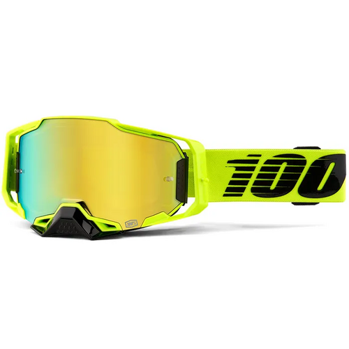 100% Armega Goggle Nuclear Gold Mirror Lens