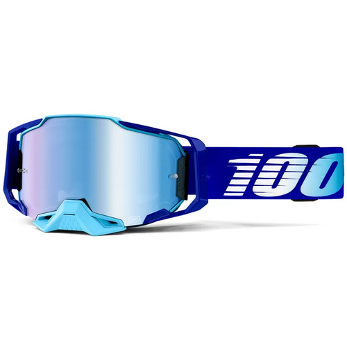 100% Armega Goggle Royal Blue Mirror Lens