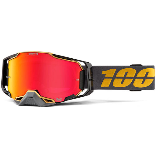 100% Armega Goggle Falcon 5 Red HiPER Lens