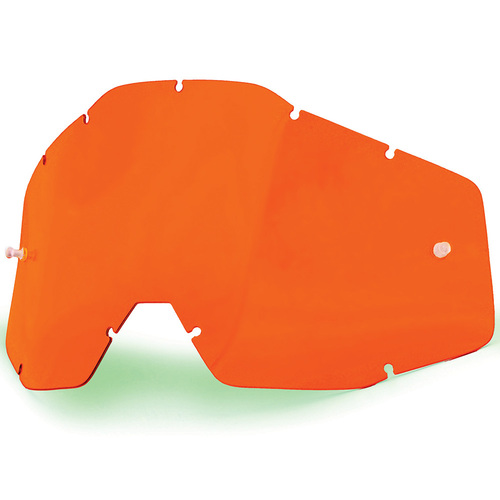 100% Racecraft, Accuri & Strata Orange Anti-Fog Lens