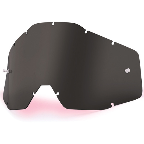 100% Racecraft, Accuri & Strata Dark Smoke Anti-Fog Lens