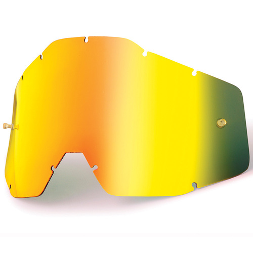 100% Racecraft, Accuri & Strata Gold Mirror Lens