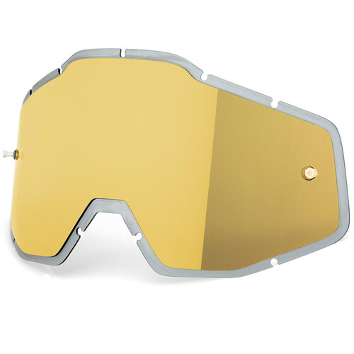 100% Racecraft, Accuri & Strata Gold Mirror/Smoke Lens