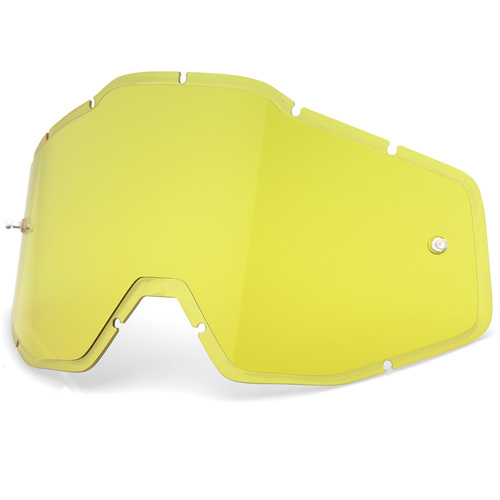 100% Racecraft, Accuri & Strata Yellow Lens