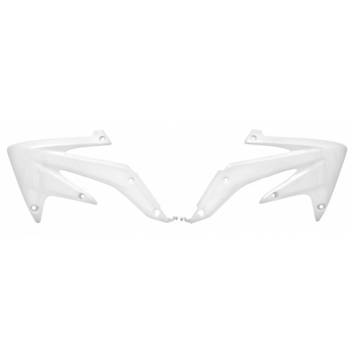 Rtech Honda CRF-X 450 2005-2007 White Radiator Shrouds