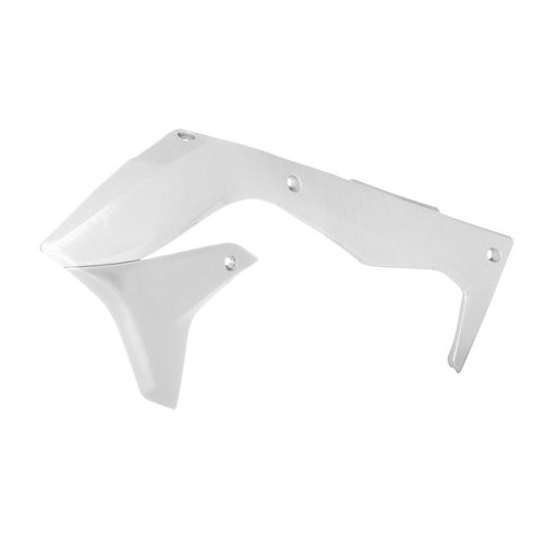 Rtech Kawasaki KXF 450 2016-2018 White Radiator Shrouds