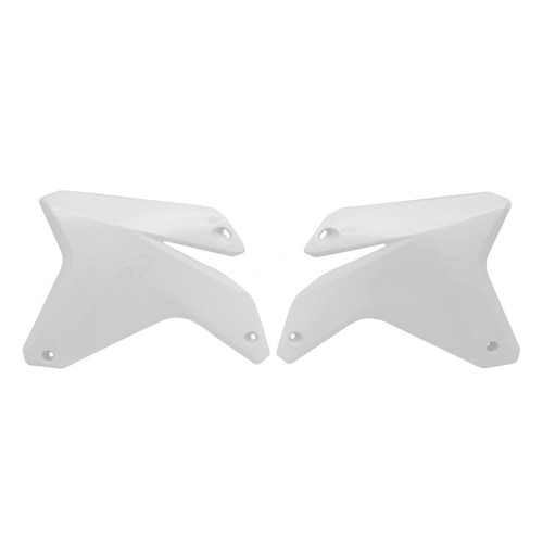 Rtech Suzuki RMZ 450 2005-2006 White Radiator Shrouds