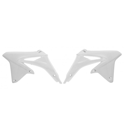 Rtech Suzuki RMXZ 450 2010-2018 White Radiator Shrouds