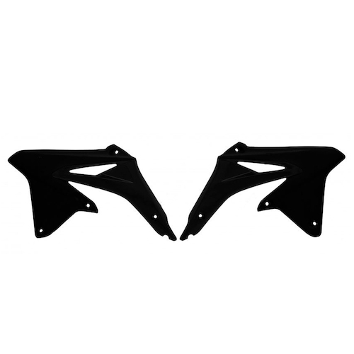 Rtech Suzuki RMXZ 450 2010-2018 Black Radiator Shrouds