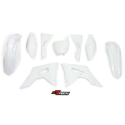 Rtech Honda White Plastic Kit CRF 450 R 2017-2018 (with Airbox Side Cover)