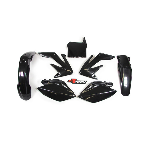 Rtech Honda Black Plastic Kit CRF 250 R 2008-2009