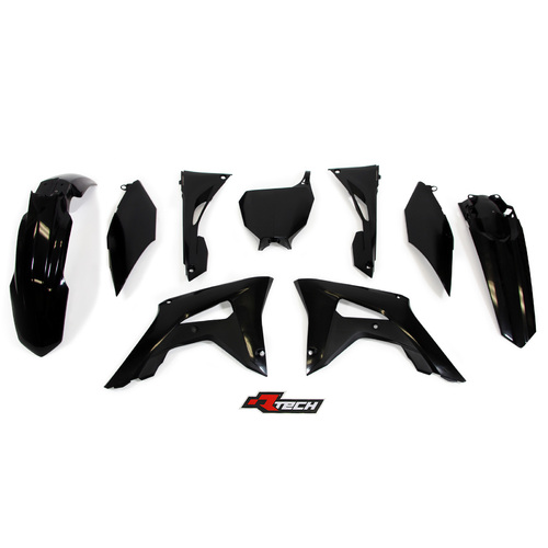 Rtech Honda Black Plastic Kit CRF R-X 450 2017-2018 (with Airbox Side Cover)