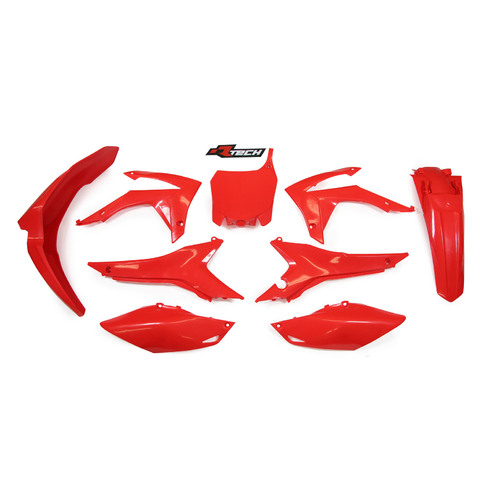 Rtech Honda All Red Limited Edition Plastic Kit CRF 450 R 2013-2016 (with Airbox Covers)