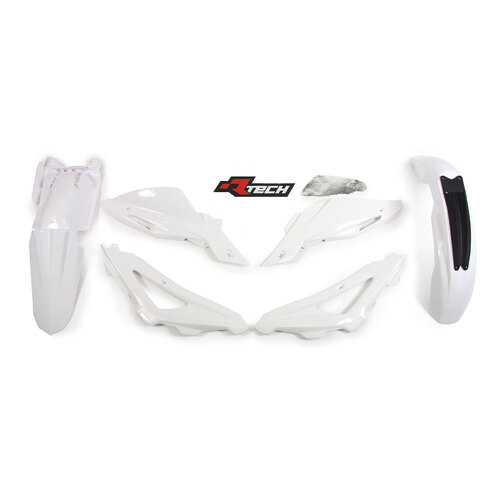 Rtech Husqvarna White Plastic Kit TC 250 2009-2013 (without Front Plate)