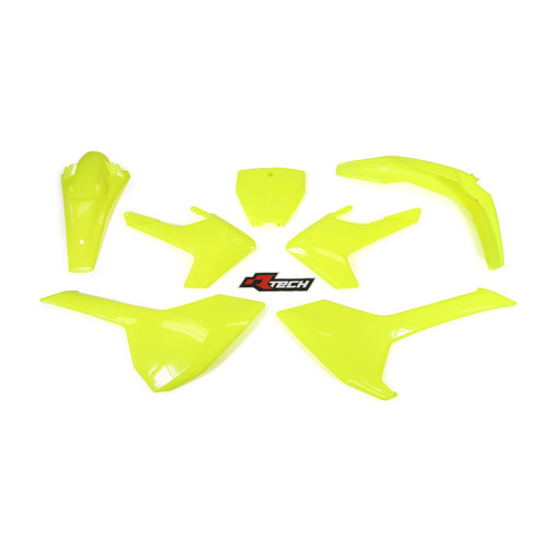 Rtech Husqvarna Neon Yellow Limited Edition Plastic Kit FX 450 2017-2018