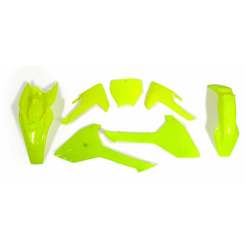 Rtech Husqvarna Neon Yellow Limited Edition Plastic Kit TC 65 2017-2020