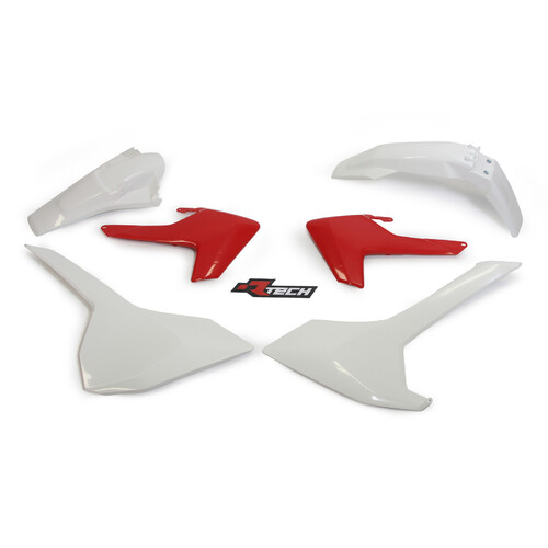 Rtech Husqvarna Vintage Red/White Limited Edition Plastic Kit FE 501 2017-2019