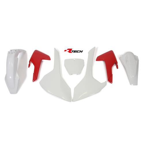 Rtech Husqvarna Vintage Red/White Limited Edition Plastic Kit FX 350 2017-2018